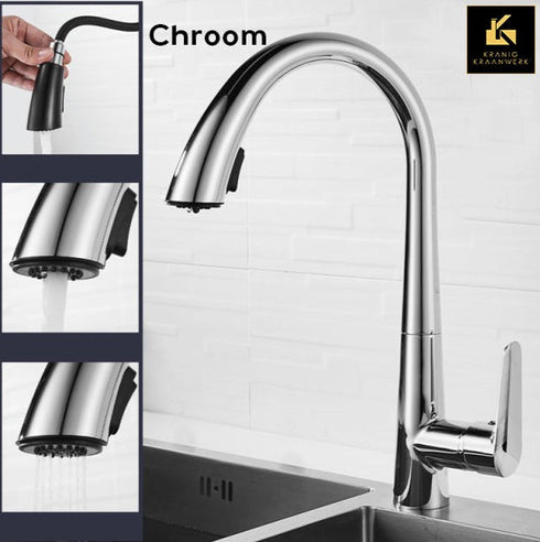 Keuken | Design Mengkraan | Uittrekbare slang | Parabolica de 2e