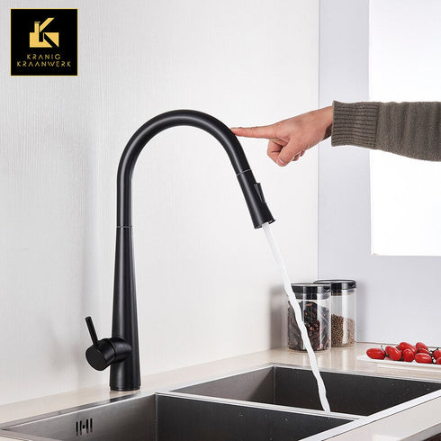 Keukenkraan met Sensor | Uittrek slang | Hanzanette