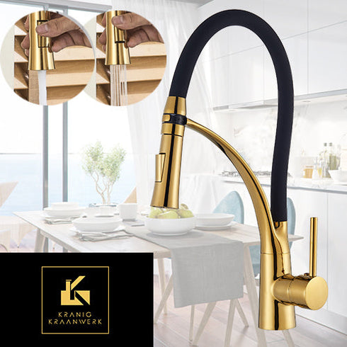 High-end | Design | Keukenkraan met Flexibele slang | Paris | Minimalisme