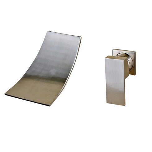 Design | Ligbadkraan | Badkamer kraan | Spa | Gematteerd staal RVS