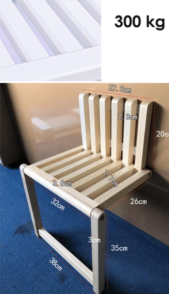Stijlvolle opklapbare Douche stoel | Design | onopvallende zitting voor onder de douche | zwevend | Opvouwbaar