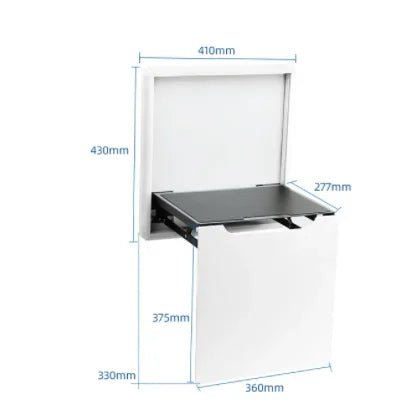 Stijlvolle opklapbare stoel | Design | onopvallende zitting onder de douche | zwevend | Opvouwbaar