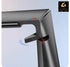 Wastafel en fonteinkraan | Big Z | Minimalisme | Goud Zwart Wit Chroom RVS Gunmetal