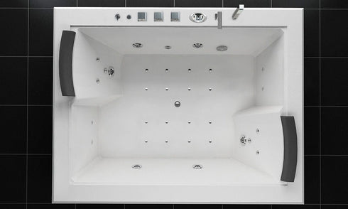 Whirlpool XXL | 2 Personen BABILON Wit 1480x 142 cm | JETLINE