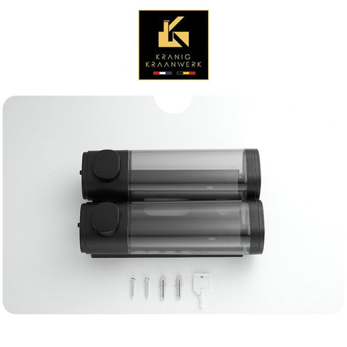 Zeep dispenser | Muurbevestiging | Hands up | Horeca | Transparantie