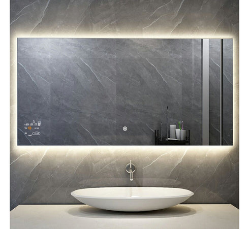 Smart spiegel met led verlichting infrarood verwarming 60X60 200Watt