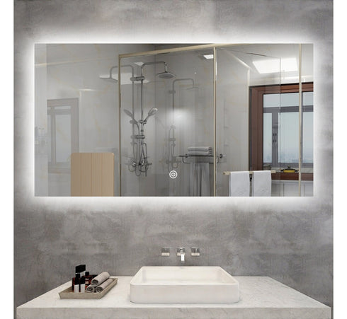 Smart spiegel met led verlichting infrarood verwarming 60X120 500Watt