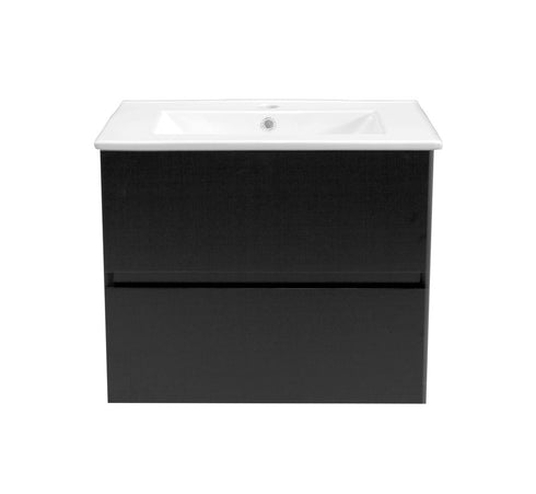 Badkamermeubel mat zwart 80 x 60 WoonTill keramiek