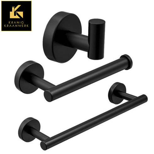 Inrichting | Design badkamer | Hangend set in mat zwart