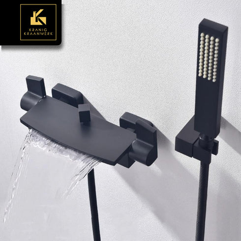 Design | Ligbadkraan met handdouche | Wand montage | Uit de plaat met apparaat