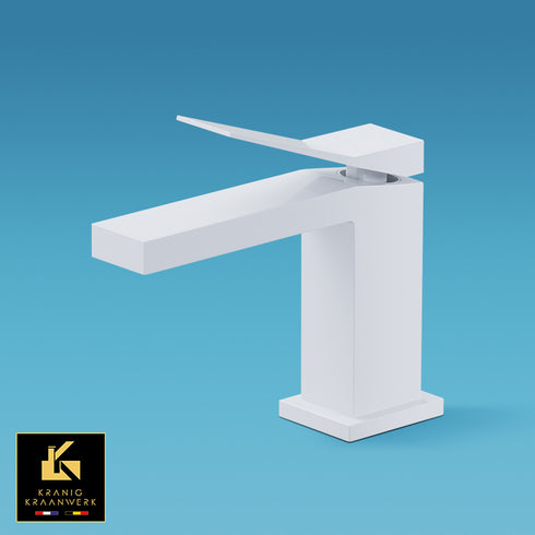 Fontein en wastafel mengkraan | NEW Quinn | Hoog en laag model | Wit Zwart Goud Blauw | Minimalisme