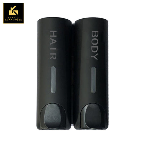 Douche zeep dispenser | Muurbevestiging | Diverse zeepsoorten | Met teksten als in een hotel