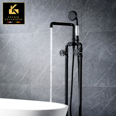 Landelijk Industrieel | Staande badkraan | Hermin