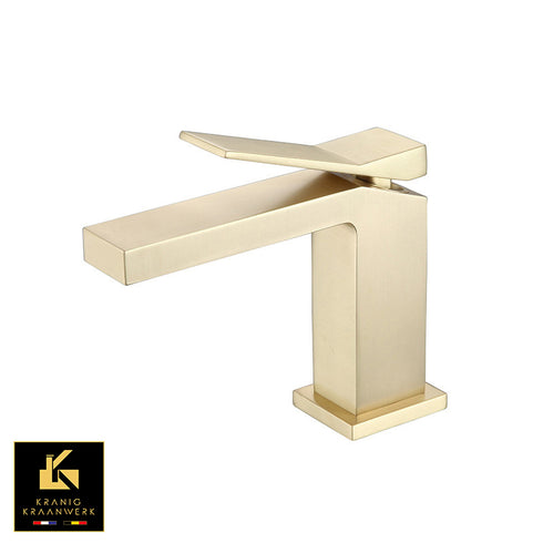 Fontein en wastafel mengkraan | NEW Quinn | Hoog en laag model | Wit Zwart Goud Blauw | Minimalisme