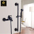 Douchekraan Landelijke stijl | opbouw doucheset | Mineke | Zwart met eventueel accenten