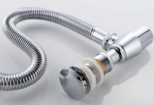 Flexibele Afvoerslag met Sifonset| Chroom (roestvrij) | Installatiebenodigdheden | Sifon