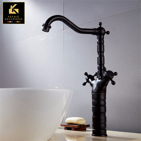 Industrieel en Landelijk | Keukenkraan of bij een wastafel | Tineke | Zwart