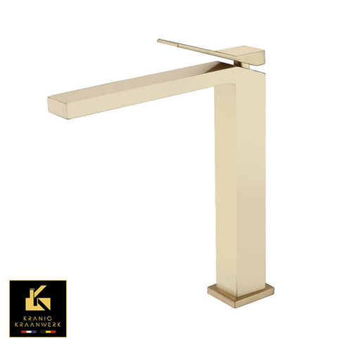 Fontein en wastafel mengkraan | NEW Quinn | Hoog en laag model | Wit Zwart Goud Blauw | Minimalisme