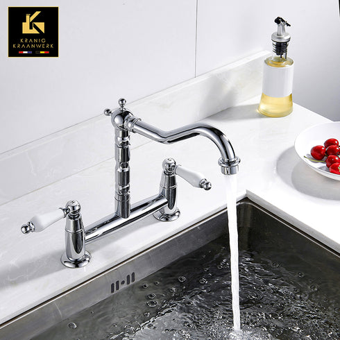 Keukenkraan | Grote Wilhelm | Landelijke stijl | Traditioneel Chroom