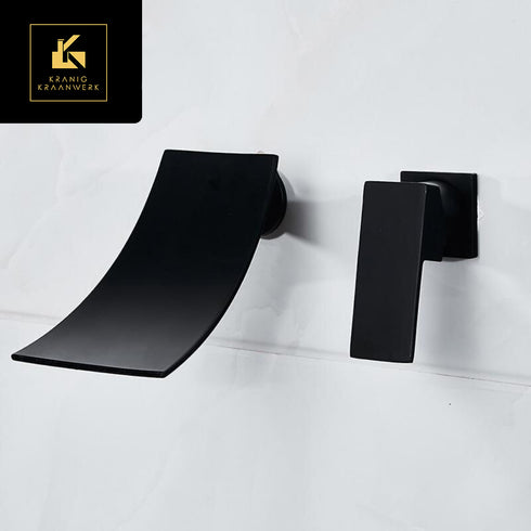 Design | Ligbadkraan | Badkamer kraan | Spa | Mat Zwart