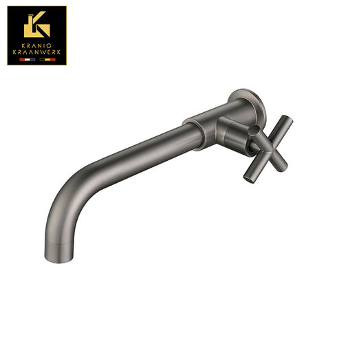 Landelijk en Industrieel | Wastafel en fonteinkraan | Inbouwset | De Metiga