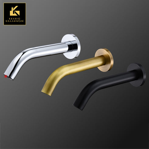 Sensorkraan aan de wand | Koud waterkraan | Voorwaarts | 2.30v en BATT