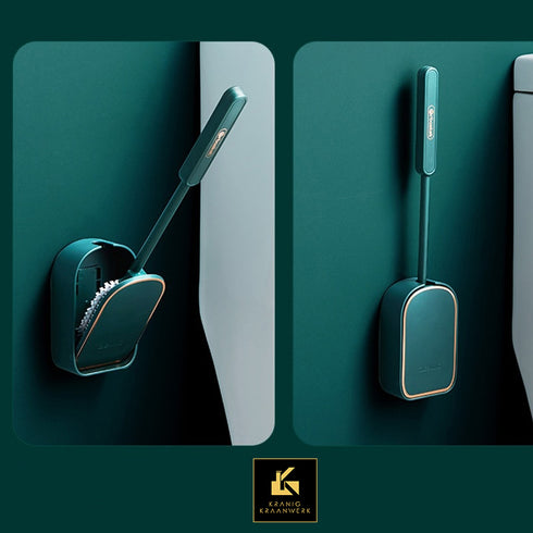 Reukloze Toiletborstel van silicone | Hangend model | Luxe afwerking