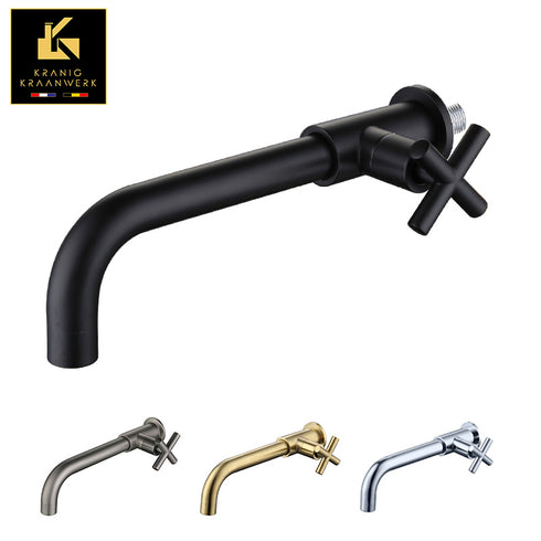 Landelijk en Industrieel | Wastafel en fonteinkraan | Inbouwset | De Metiga