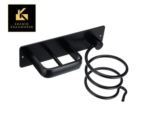 Föhn en stijltang houder | Zwart