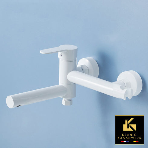 Ligbadkraan met handdouche | Op de wand montage | Jurijaan