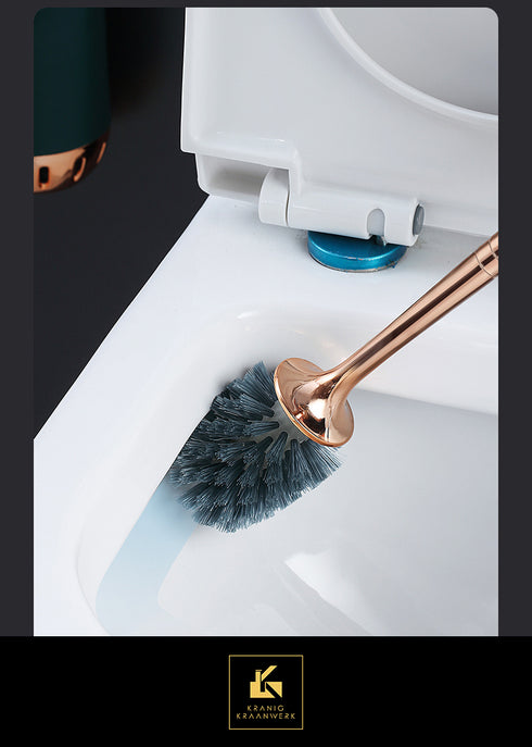 Hangende Toiletborstel | Boor-vrij hangend model | Traditioneel model | Luxe afwerking