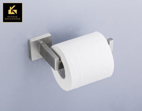 Inrichting | Design badkamer | Toiletrolhouder RVS