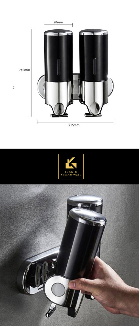 Zeep dispenser | Muurbevestiging | Hands up | Horeca | The Real Deal