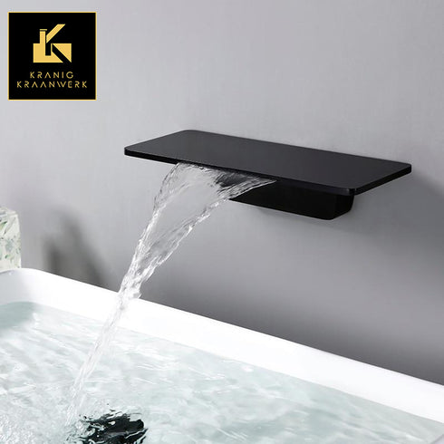 Ligbad en wastafel mengkraan | Badkamer kraan | Wand of tafel montage | Uit de plaat | Minimalisme