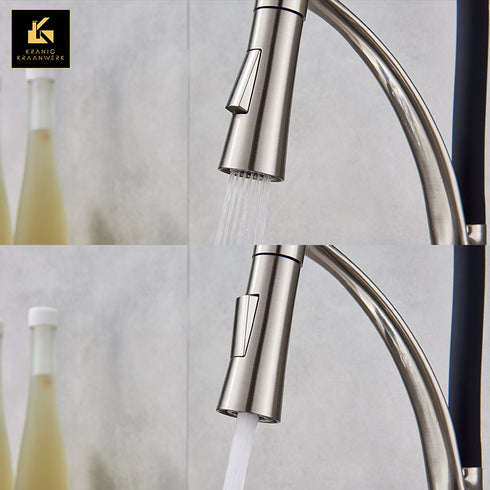 High-end | Design | Keukenkraan met Flexibele slang | Paris | Minimalisme