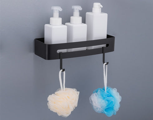 Inrichting | Design badkamer | Rek voor in de badkamer | schap met haken