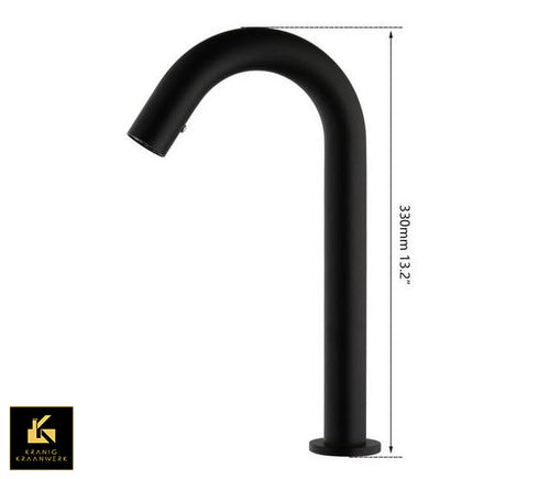 A- klasse Ultima Sensorkraan | Zwart | Touchless kraan | Toiletruimte | Mat Zwart | Minimalisme