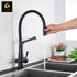 Keukenkraan met een extra ingang | 3 weg kraan | voor gefilterd water en/of close-in boiler | 3 weg kraan | Flexibele slang | The overheaded
