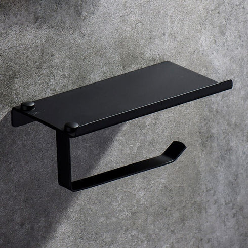 Inrichting | Design badkamer | Toiletrolhouder met telefoon vlak | Laag en vlak