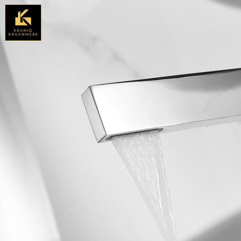 Wastafel en fonteinkraan | Kracht en rank | Minimalisme