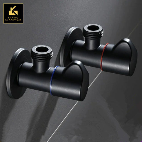 Hoekstopkraan | Maak een keuze tussen koud of warm of allebei | Installatiebenodigdheden | Om de kraan op de waterleiding te kunnen monteren