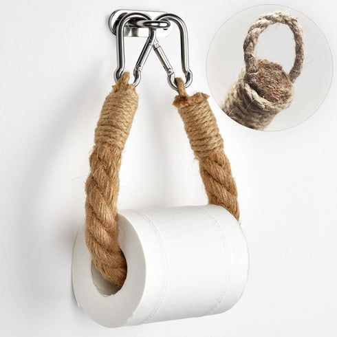 Toiletrol houder | Touw | 50cm