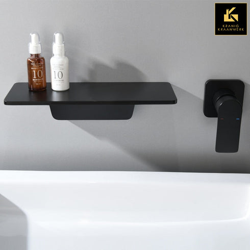 Ligbad en wastafel mengkraan | Badkamer kraan | Wand of tafel montage | Uit de plaat | Minimalisme