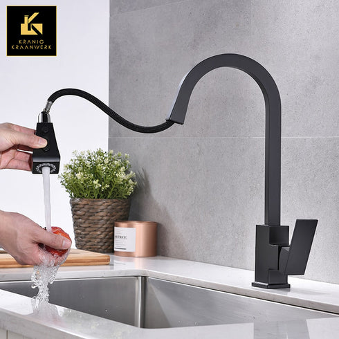Sensorkraan Keuken | Uitzonderlijke keukenkraan | Kraan met uittrekslang | Boxes all around