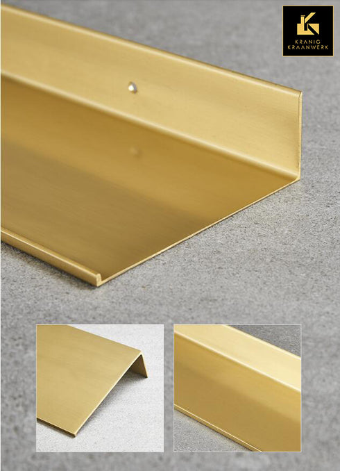 Design Opbergschap I Badkamerplank I Avenda | Goudkleurig