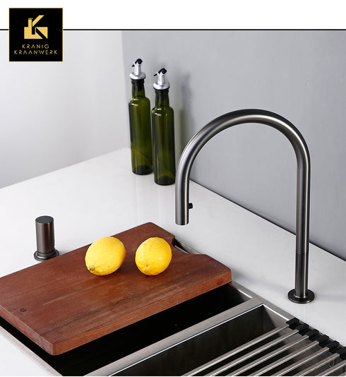 Keuken | Design Mengkraan | Uittrekbare flexibele slang | Helsinki | Minimalisme