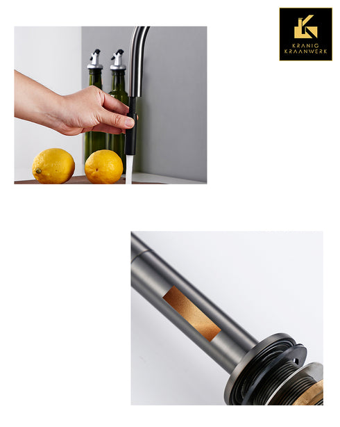 Keuken | Design Mengkraan | Uittrekbare flexibele slang | Helsinki | Minimalisme