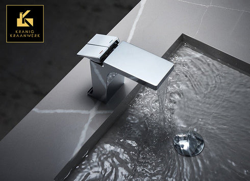 Badkamer | Design Mengkraan | Wastafel en fonteinkraan | De Watertoets | Minimalisme