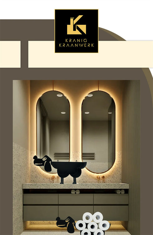 A Diertjes | Toiletrolhouder met diertjes | Beetje Jip en Janneke | Doggy Smile