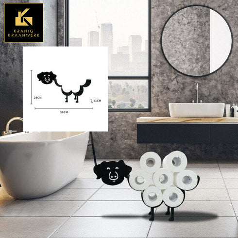 Diertjes | Toiletrolhouder met diertjes | Beetje Jip en Janneke | Miss Piggy